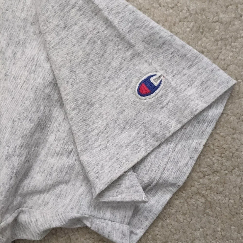 Vintage Champion gray logo t-shirt XL - Picture 4 of 5
